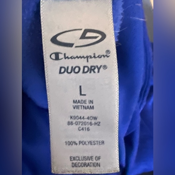 Champion C9 Cowl Neck Hoodie Royal Blue Large - Picture 5 of 6